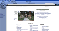 Desktop Screenshot of co.kerr.tx.us